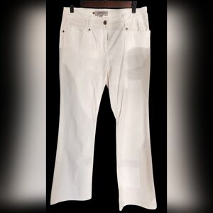 Givenchy Women's Cream Flare Jeans Eu 38 / US Sz 8